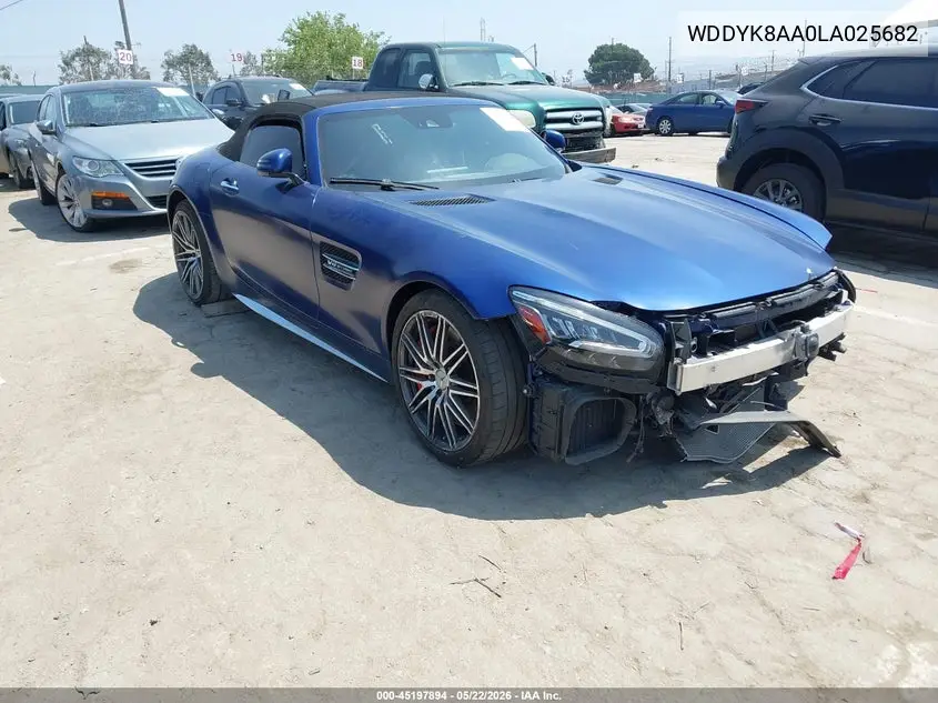 2020 Mercedes-Benz Amg Gt C Roadster VIN: WDDYK8AA0LA025682 Lot: 45197894