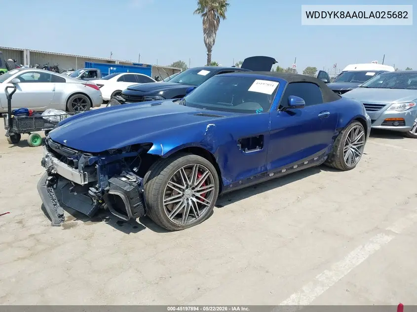 2020 Mercedes-Benz Amg Gt C Roadster VIN: WDDYK8AA0LA025682 Lot: 45197894