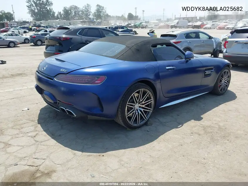 2020 Mercedes-Benz Amg Gt C Roadster VIN: WDDYK8AA0LA025682 Lot: 45197894