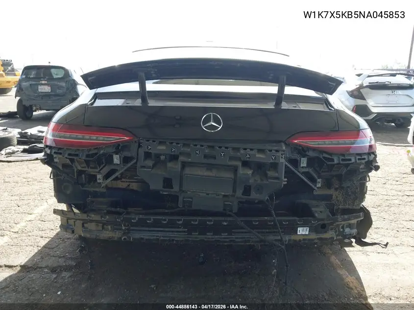 2022 Mercedes-Benz Amg Gt 43 4-Door Coupe VIN: W1K7X5KB5NA045853 Lot: 44886143