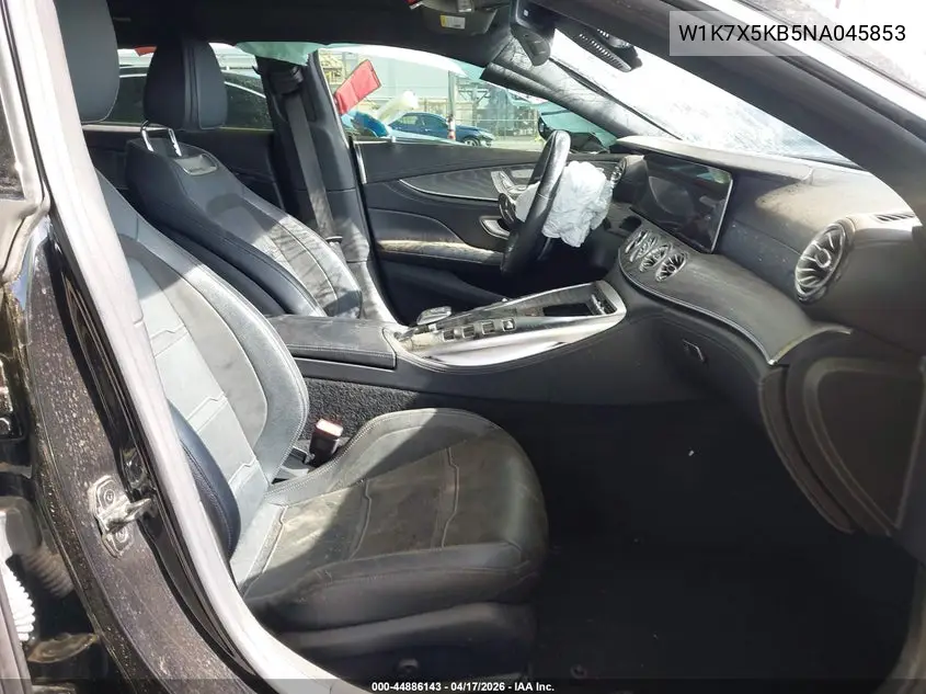 2022 Mercedes-Benz Amg Gt 43 4-Door Coupe VIN: W1K7X5KB5NA045853 Lot: 44886143