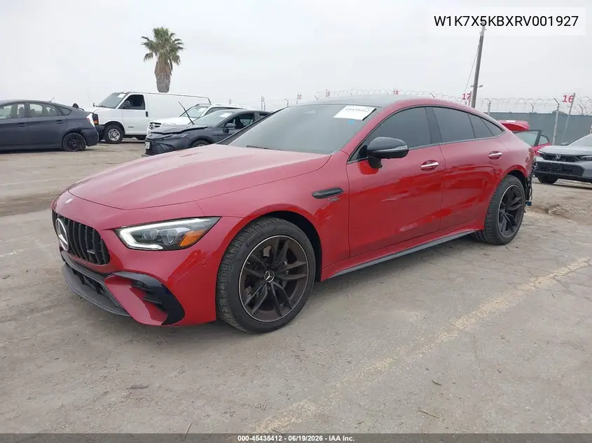 2024 Mercedes-Benz Amg Gt 43 4-Door Coupe VIN: W1K7X5KBXRV001927 Lot: 45435412