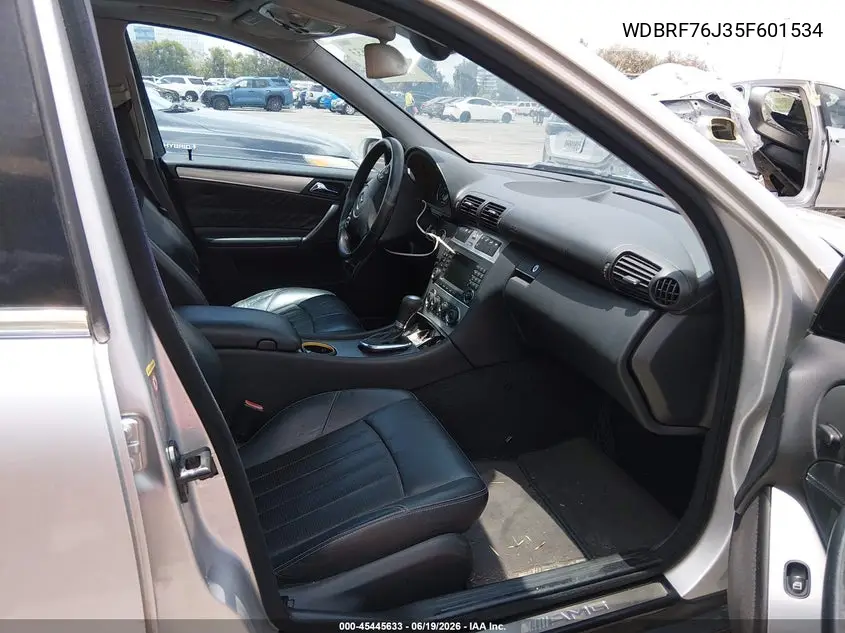 2005 Mercedes-Benz C 55 Amg VIN: WDBRF76J35F601534 Lot: 45445633