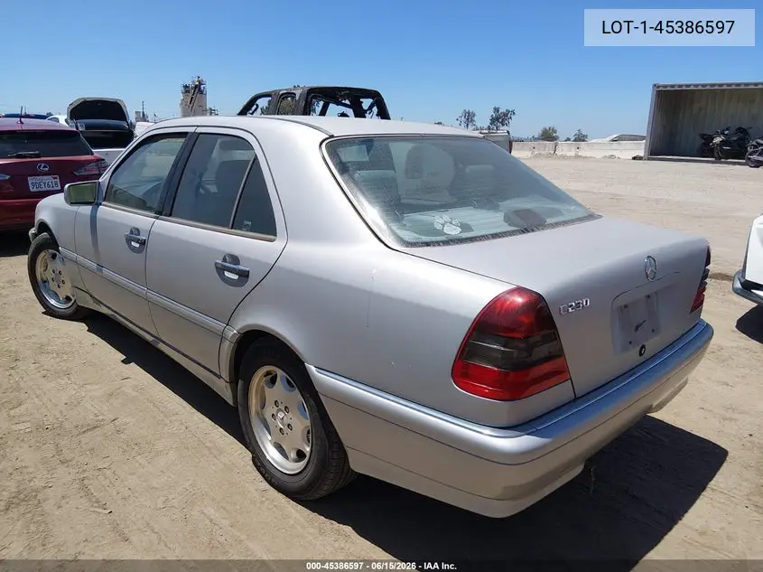 1998 Mercedes-Benz C230 VIN: WDBHA23G0WA589217 Lot: 45386597