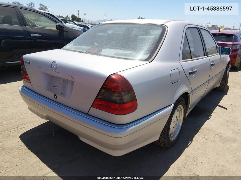 1998 Mercedes-Benz C230 VIN: WDBHA23G0WA589217 Lot: 45386597