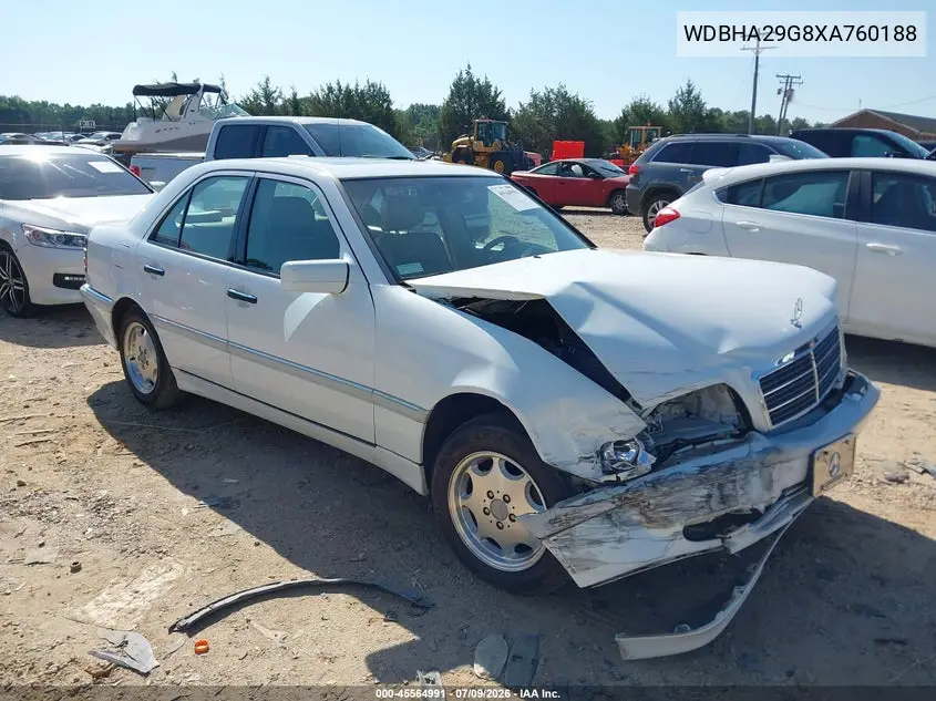 1999 Mercedes-Benz C 280 VIN: WDBHA29G8XA760188 Lot: 45564991