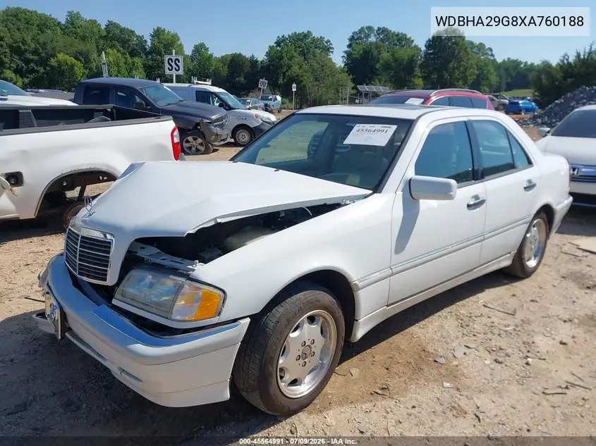 1999 Mercedes-Benz C 280 VIN: WDBHA29G8XA760188 Lot: 45564991