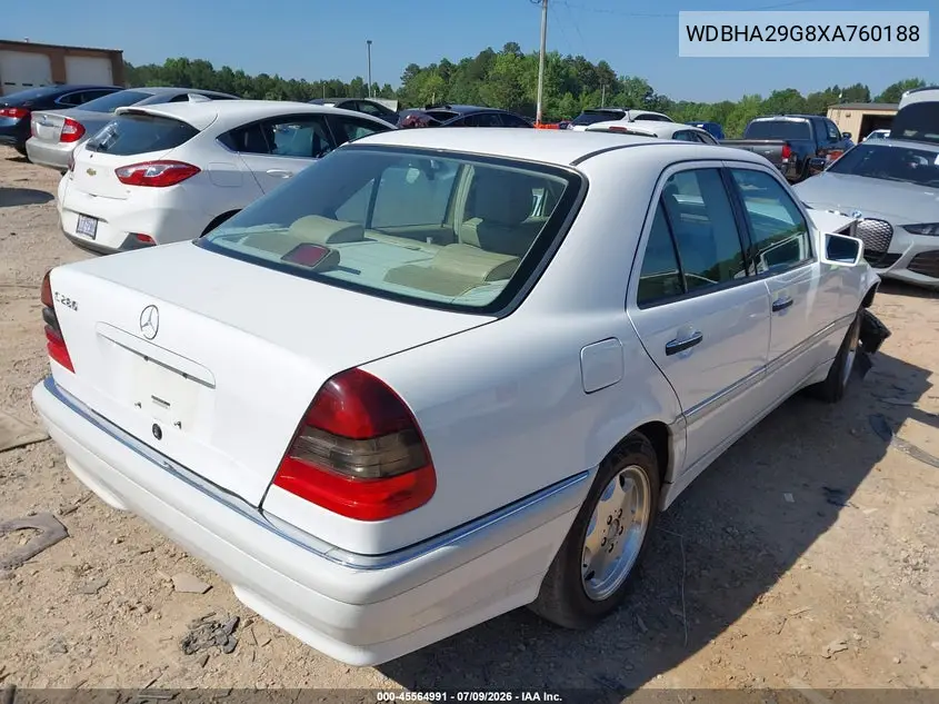 1999 Mercedes-Benz C 280 VIN: WDBHA29G8XA760188 Lot: 45564991