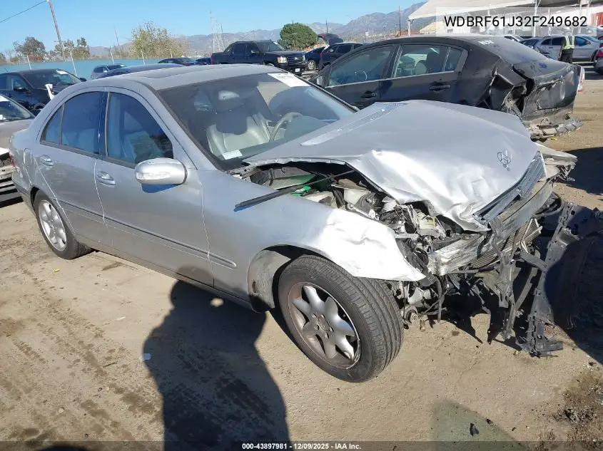 WDBRF61J32F249682 2002 Mercedes-Benz C 240