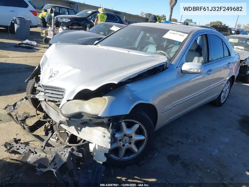 WDBRF61J32F249682 2002 Mercedes-Benz C 240