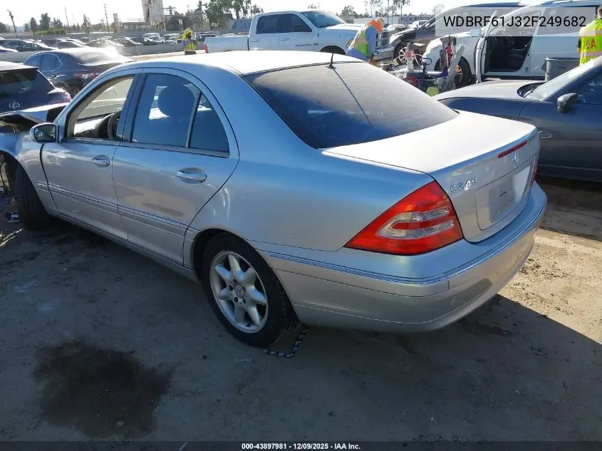 WDBRF61J32F249682 2002 Mercedes-Benz C 240