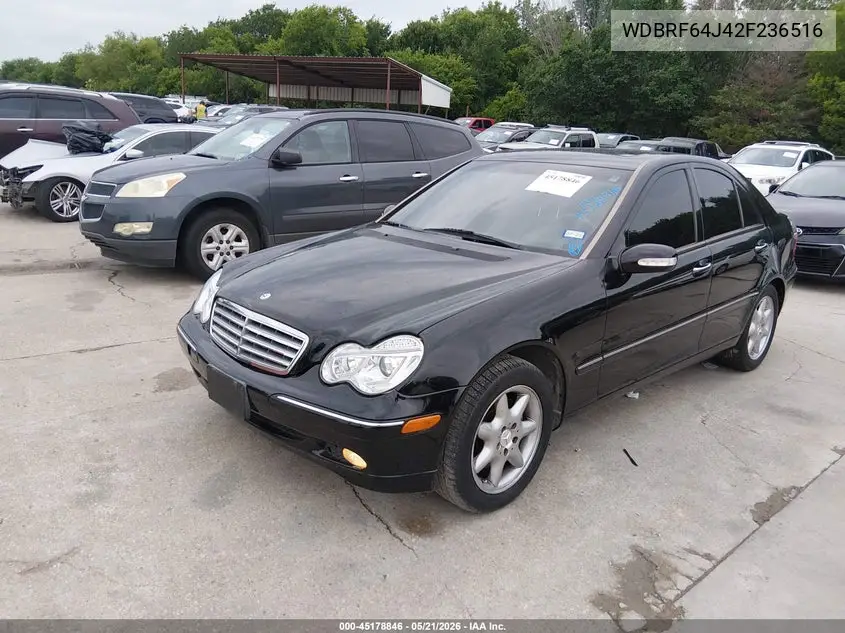 2002 Mercedes-Benz C 320 VIN: WDBRF64J42F236516 Lot: 45178846