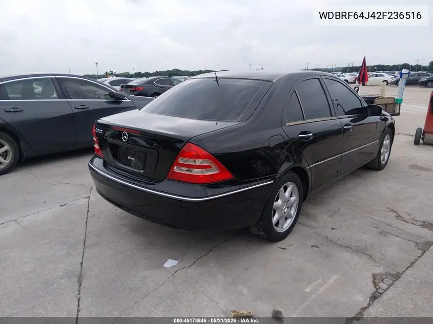 2002 Mercedes-Benz C 320 VIN: WDBRF64J42F236516 Lot: 45178846