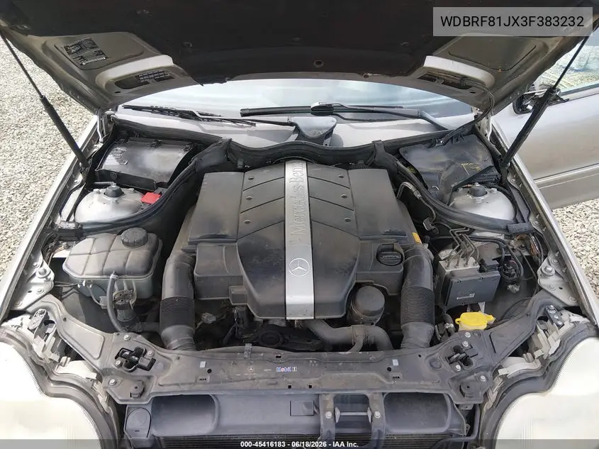 2003 Mercedes-Benz C 240 VIN: WDBRF81JX3F383232 Lot: 45416183