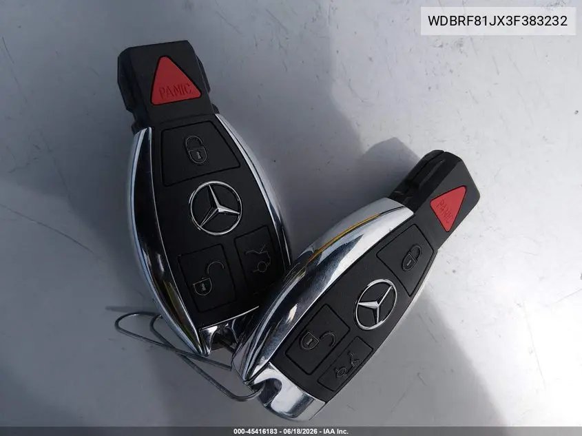2003 Mercedes-Benz C 240 VIN: WDBRF81JX3F383232 Lot: 45416183