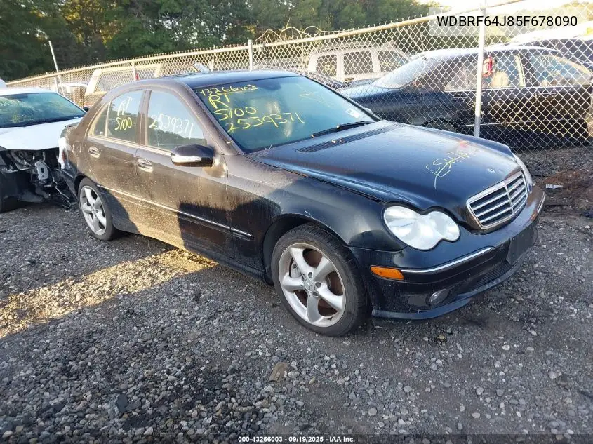 WDBRF64J85F678090 2005 Mercedes-Benz C 320 Luxury/Sport