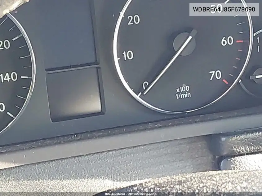 WDBRF64J85F678090 2005 Mercedes-Benz C 320 Luxury/Sport