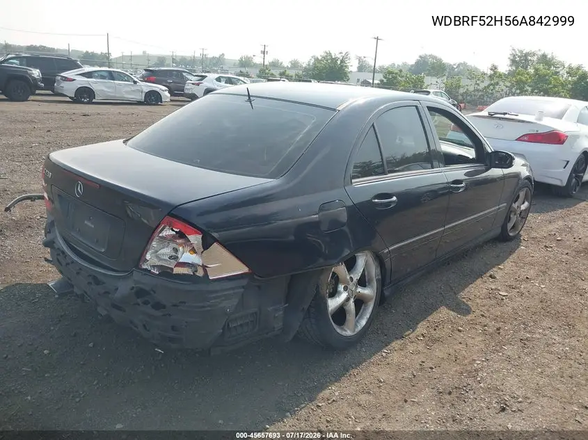 2006 Mercedes-Benz C 230 Sport VIN: WDBRF52H56A842999 Lot: 45657693