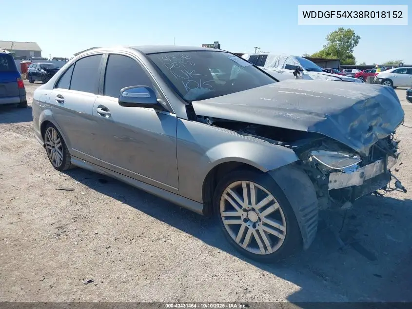 WDDGF54X38R018152 2008 Mercedes-Benz C 300 Sport