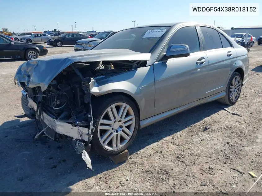 WDDGF54X38R018152 2008 Mercedes-Benz C 300 Sport