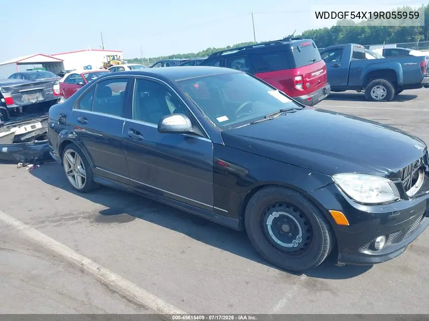 2009 Mercedes-Benz C 300 Luxury/Sport VIN: WDDGF54X19R055959 Lot: 45615409