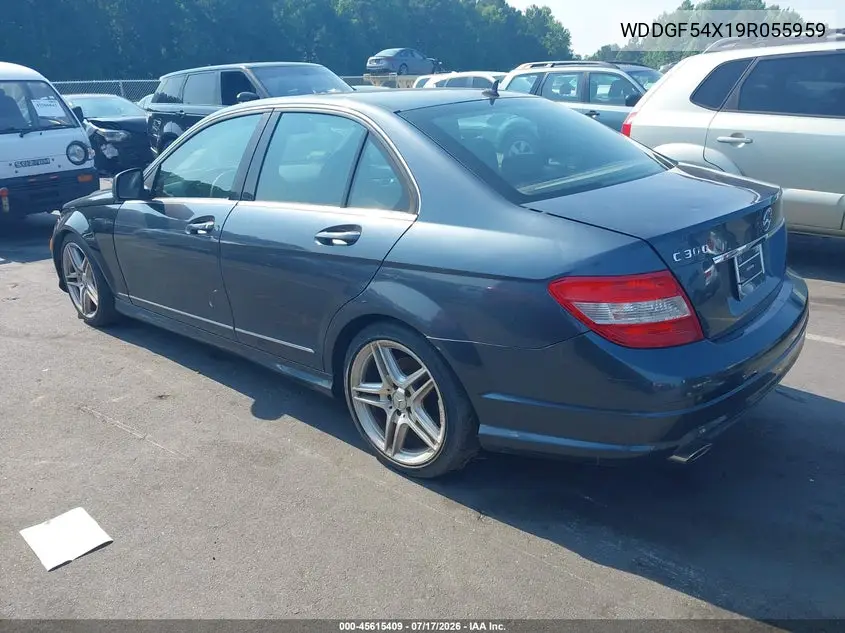 2009 Mercedes-Benz C 300 Luxury/Sport VIN: WDDGF54X19R055959 Lot: 45615409