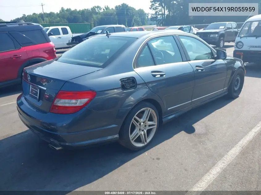 2009 Mercedes-Benz C 300 Luxury/Sport VIN: WDDGF54X19R055959 Lot: 45615409