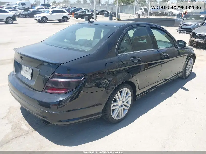 2009 Mercedes-Benz C 300 Luxury/Sport VIN: WDDGF54X29F332636 Lot: 45643124