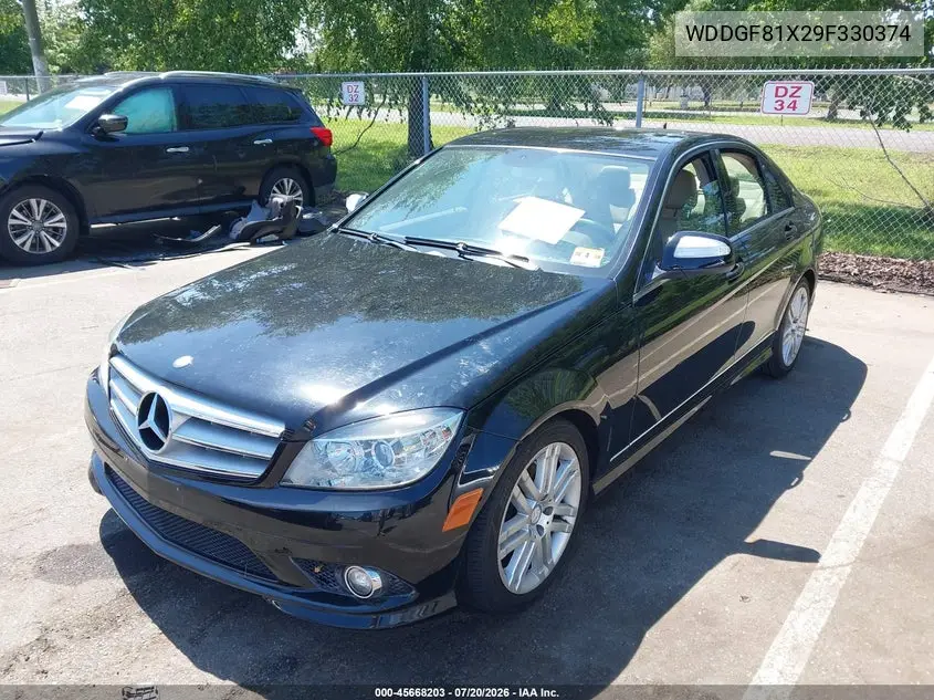 2009 Mercedes-Benz C 300 Luxury 4Matic/Sport 4Matic VIN: WDDGF81X29F330374 Lot: 45668203