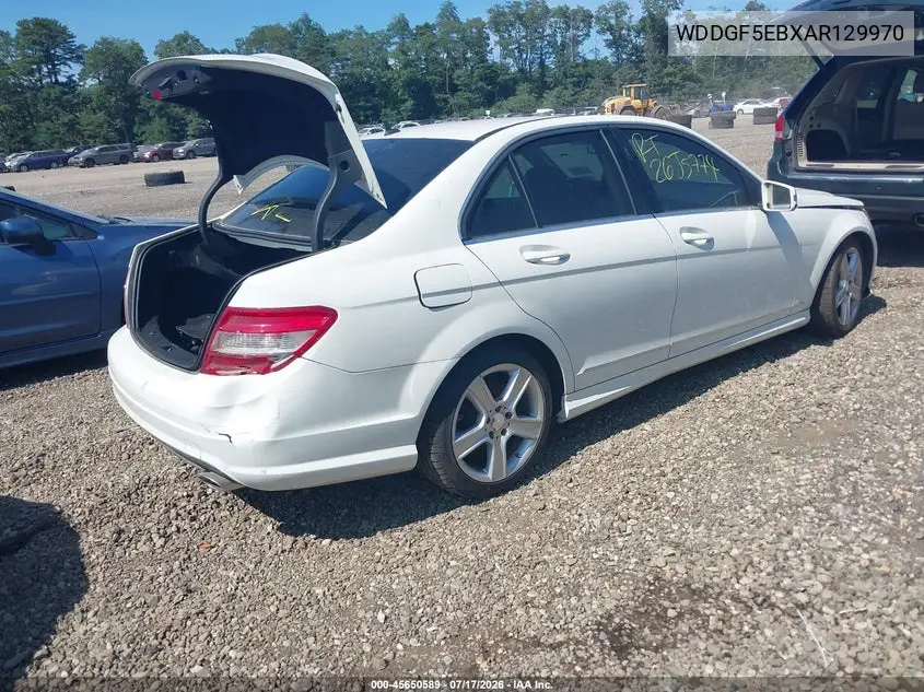 2010 Mercedes-Benz C 300 Sport VIN: WDDGF5EBXAR129970 Lot: 45650589