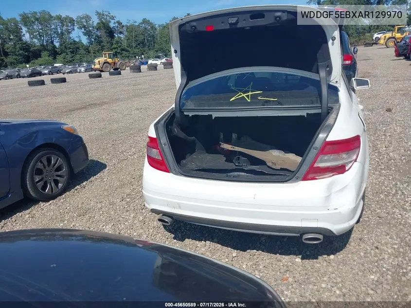 2010 Mercedes-Benz C 300 Sport VIN: WDDGF5EBXAR129970 Lot: 45650589