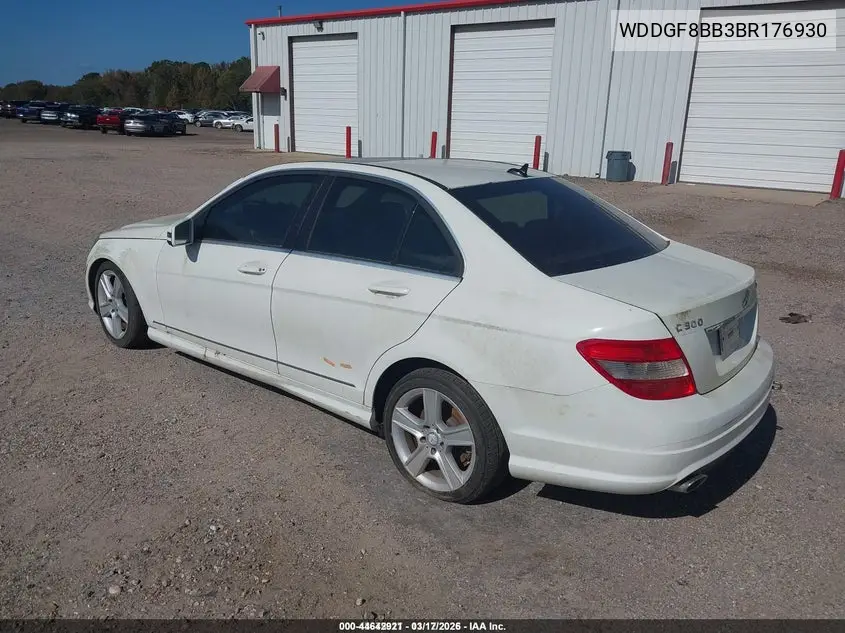 WDDGF8BB3BR176930 2011 Mercedes-Benz C 300 Sport 4Matic