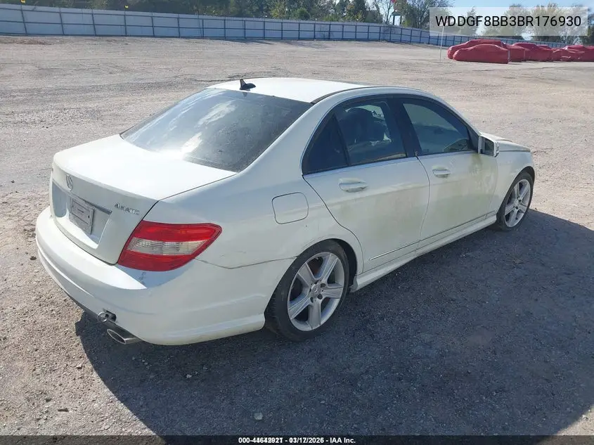 WDDGF8BB3BR176930 2011 Mercedes-Benz C 300 Sport 4Matic