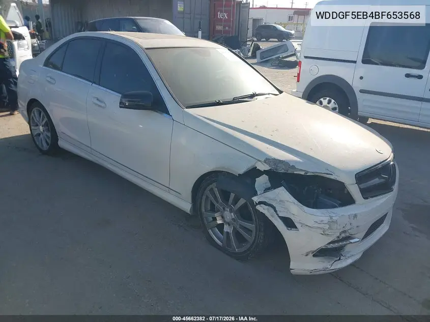 2011 Mercedes-Benz C 300 Luxury/Sport VIN: WDDGF5EB4BF653568 Lot: 45662382
