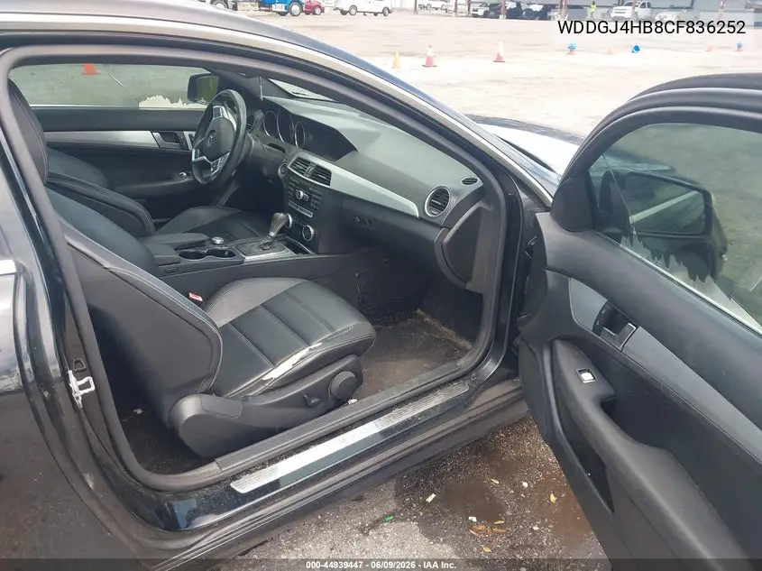 2012 Mercedes-Benz C 250 VIN: WDDGJ4HB8CF836252 Lot: 44939447