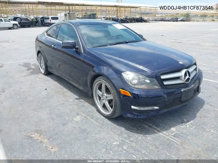 2012 Mercedes-Benz C 250 VIN: WDDGJ4HB1CF873546 Lot: 45684837