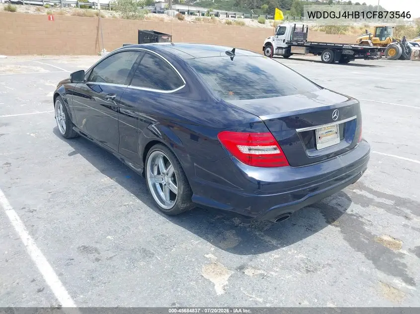 2012 Mercedes-Benz C 250 VIN: WDDGJ4HB1CF873546 Lot: 45684837