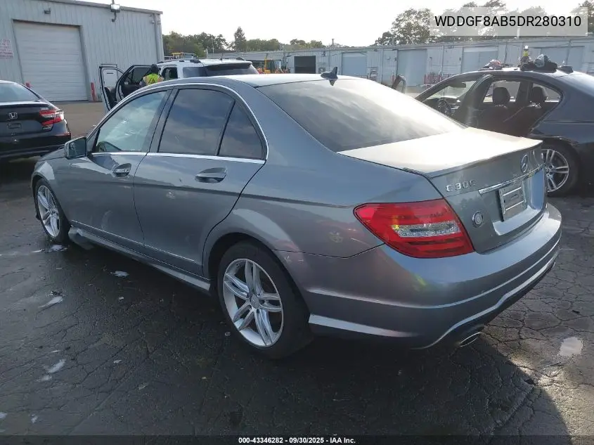 WDDGF8AB5DR280310 2013 Mercedes-Benz C 300 Sport 4Matic