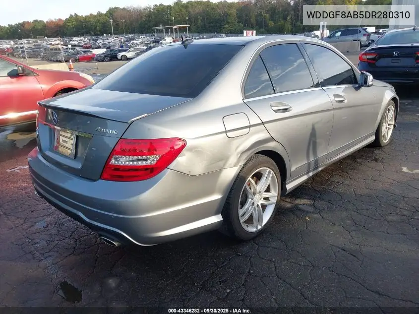 WDDGF8AB5DR280310 2013 Mercedes-Benz C 300 Sport 4Matic