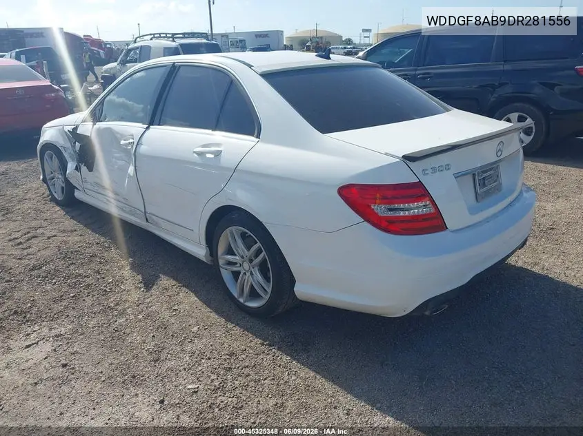 2013 Mercedes-Benz C 300 Sport 4Matic VIN: WDDGF8AB9DR281556 Lot: 45325348