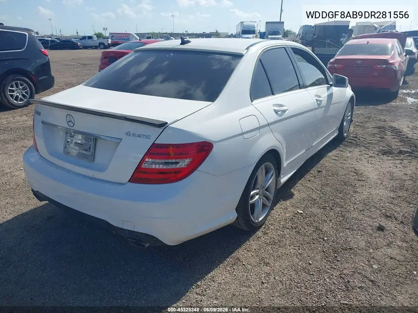 2013 Mercedes-Benz C 300 Sport 4Matic VIN: WDDGF8AB9DR281556 Lot: 45325348