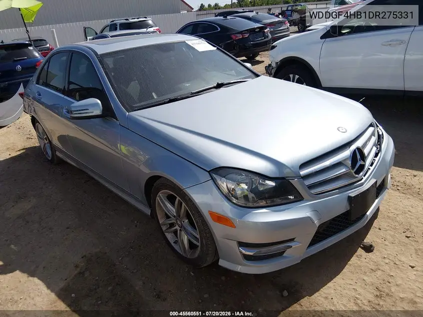 2013 Mercedes-Benz C 250 Sport VIN: WDDGF4HB1DR275331 Lot: 45560551
