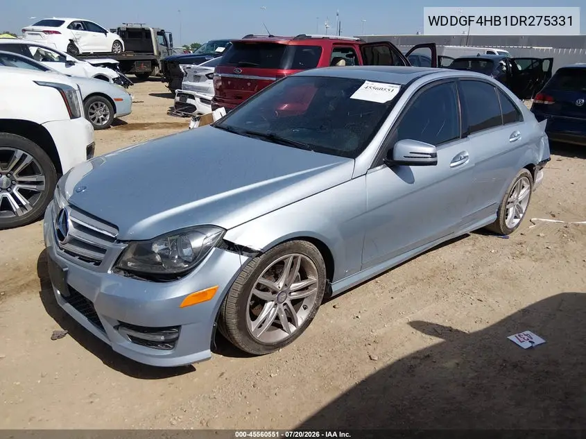 2013 Mercedes-Benz C 250 Sport VIN: WDDGF4HB1DR275331 Lot: 45560551
