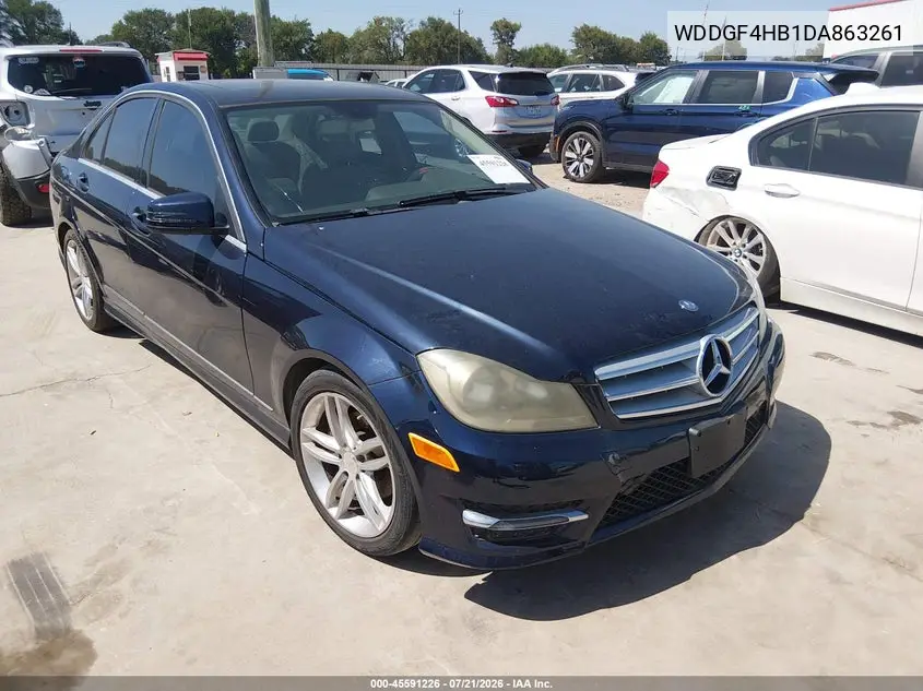 2013 Mercedes-Benz C 250 Sport VIN: WDDGF4HB1DA863261 Lot: 45591226