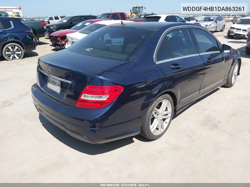 2013 Mercedes-Benz C 250 Sport VIN: WDDGF4HB1DA863261 Lot: 45591226