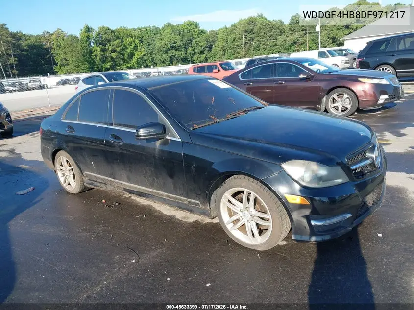2013 Mercedes-Benz C 250 Sport VIN: WDDGF4HB8DF971217 Lot: 45633399
