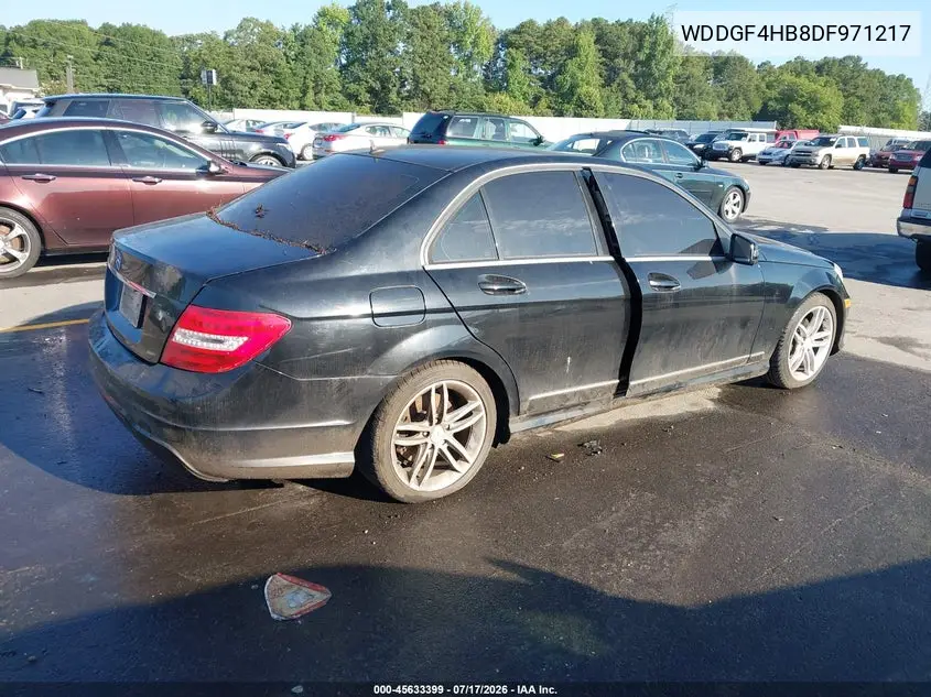 2013 Mercedes-Benz C 250 Sport VIN: WDDGF4HB8DF971217 Lot: 45633399