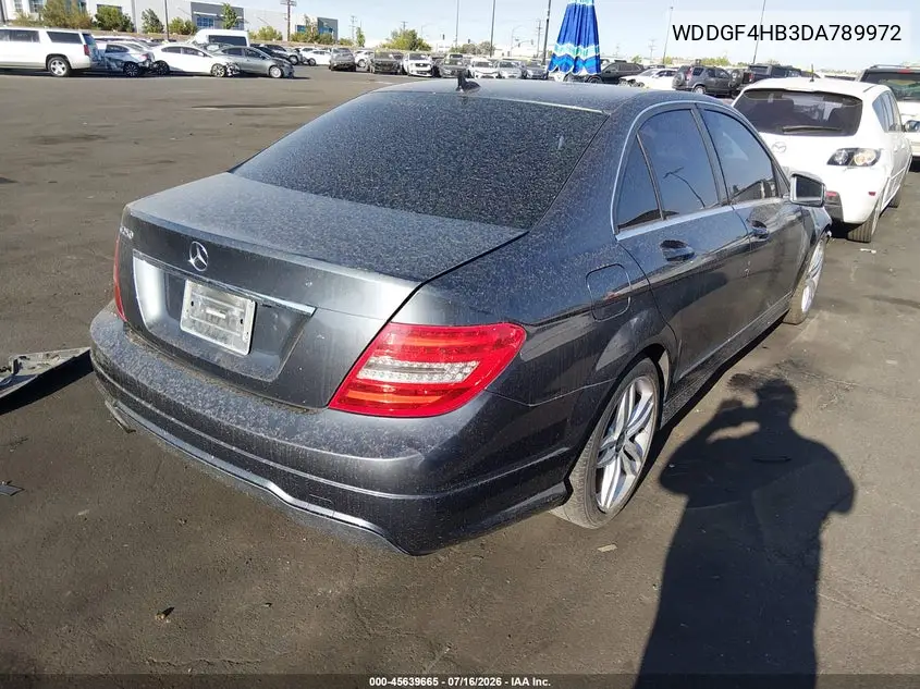 2013 Mercedes-Benz C 250 Sport VIN: WDDGF4HB3DA789972 Lot: 45639665