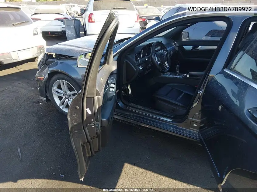 2013 Mercedes-Benz C 250 Sport VIN: WDDGF4HB3DA789972 Lot: 45639665
