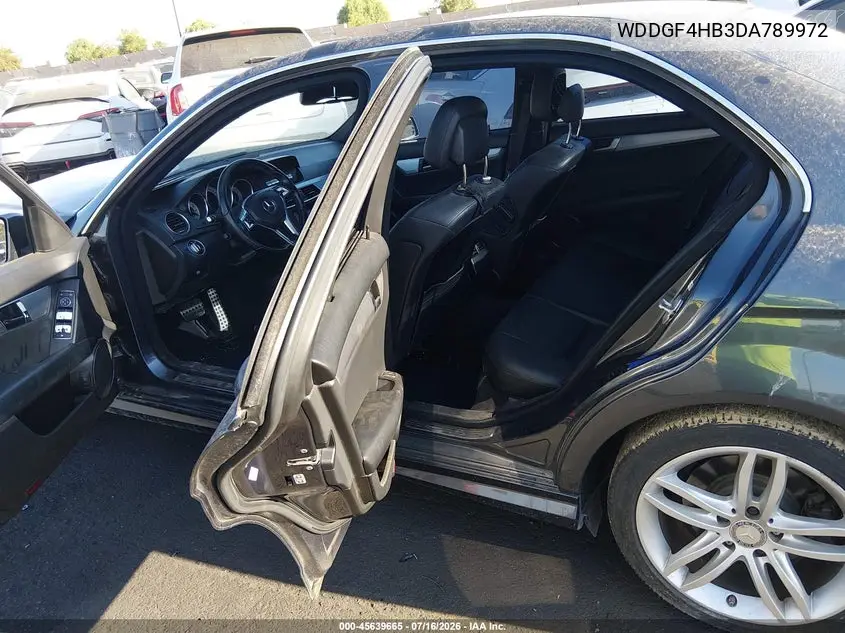 2013 Mercedes-Benz C 250 Sport VIN: WDDGF4HB3DA789972 Lot: 45639665